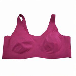 KNIX LuxeLift Pullover Bra Stretch Maroon Women's Large 38A 38B 38C 38D 38DD